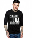 Bluza barbati neagra - Straight Outta Mehedinti - S