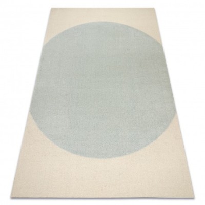 Covor din l&amp;acirc;nă FLUX 461.10.AE500 OSTA - Geometric, structural, loft albastru / crem, 240x340 cm foto