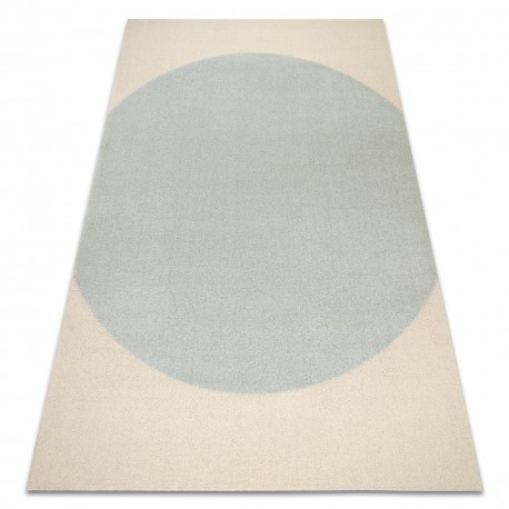 Covor din l&acirc;nă FLUX 461.10.AE500 OSTA - Geometric, structural, loft albastru / crem, 240x340 cm