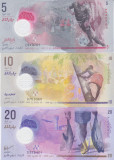 Bancnota Maldive 5, 10 si 20 Rufiyaa 2017-20 - UNC ( set x3 din polimer )