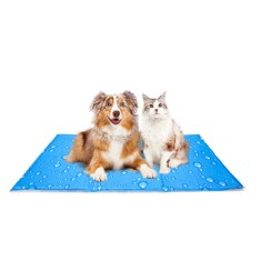 Covoras de racire pentru animale, Sofia CONCEPT, Impermeabil, 90 x 50cm, Large, Albastru marin