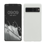 Husa kwmobile pentru Google Pixel 7 Pro, Silicon, Alb, 59400.48, Carcasa