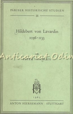 Hildebert Von Lavardin 1056-1133 - Peter Von Moos foto