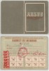 Romania, ARLUS, Carnet de membru, Craiova, 1952