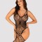 Bodystocking Sexy Tip Plasa, Negru, S/M/L