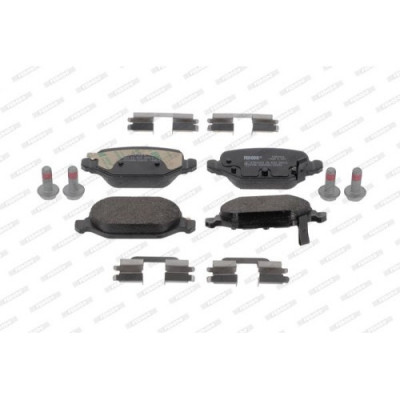 Set placute frana spate FERODO, Fiat Panda (312 , 319 ), 02.12-, Panda Van (312 , 519 ), 02.12-, spate; Pentru diametru diSC frana [mm] : 240; puntea foto