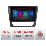 Navigatie Mercedes W211 W219 E-090 Octa Core cu Android Radio Bluetooth Internet GPS WIFI DSP 4+64GB 4G CarStore Technology