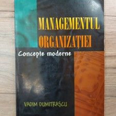 Managementul organizatiei Vadim Dumitrascu