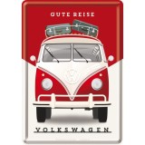 Placa metalica - Volkswagen Gute Reise - 10x14 cm, Nostalgic Art Merchandising