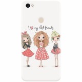 Husa silicon pentru Xiaomi Redmi Note 5A, I Love My Best Friends