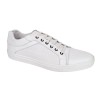 Sneakers barbati casual din piele naturala - Model Alb 1021