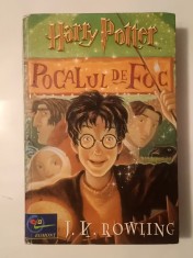 J. K. Rowling - Harry Potter și Pocalul de Foc (Egmont, cartonată, 2002) (puțin uzată, vezi descriere)