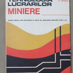 Tehnologia lucrărilor miniere. Manual - I. Condurache, O. Cudalbu