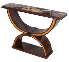 Consola Art Deco din lemn masiv furniruit CAT059A