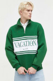 On Vacation bluza barbati, culoarea verde, modelator