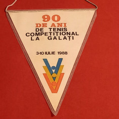 Fanion - TENIS GALATI-90 de ani de Tenis Competitional 03.-10.07.1988)
