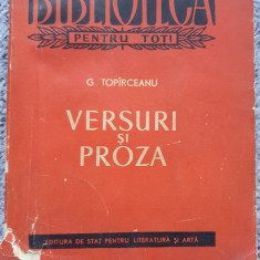 Versuri si proza, George Toparceanu, 1959, 288 pagini