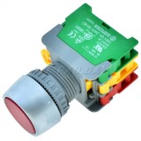Buton LBF22-1-O/C-R fi22.5mm rosu