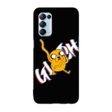 Husa compatibila cu Oppo A74 5G model Glitched Jake, Silicon, TPU, Viceversa, Transparent, Carcasa