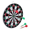 Set Darts, 4 Săgeți, Diametru 30 cm, Roșu/Verde, Oem