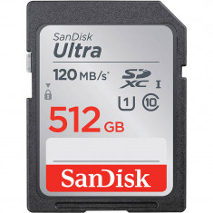 Card Sandisk Ultra R120 SDXC 512GB UHS-I U1 Clasa 10 foto