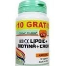 ACID ALFA LIPOIC (Biotina &amp;amp;Crom 30CPS+10CPS gratis) foto