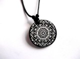 colier lemn mandala 38862