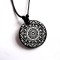 colier lemn mandala 38862