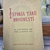 Istoria Tarii Romanesti de la octombrie 1688 pina la martie 1717