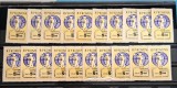 TIMBRE ROM&Acirc;NIA LP545/1962-R.P.R. Campioană mondială handbal -supratipar -LOT 20 serii simple MNH, Nestampilat