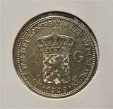 OLANDA 1 Gulden 1929 - Wilhelmina - Argint (394)
