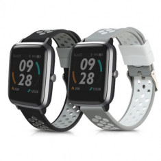 Set 2 curele pentru Willful Smartwatch/Fitnesstracker, Kwmobile, Multicolor, Silicon, 56228.02