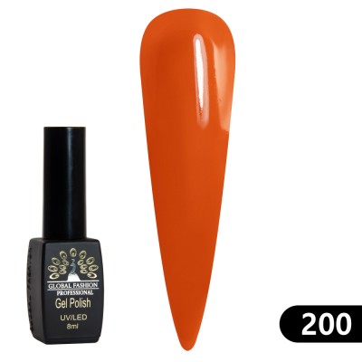 Oja semipermanenta BLACK ELITE, Global Fashion 8 ml, 200 foto