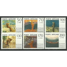Vatican 1977 - Sf. Fancisc din Assisi, serie neuzata