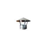 Cumpara ieftin Capac terminal simplu pentru cos fum, inox 120 mm, DSH 486081