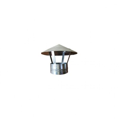 Capac terminal simplu pentru cos fum, inox 120 mm, DSH 486081 foto