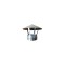 Capac terminal simplu pentru cos fum, inox 120 mm, DSH 486081
