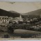 VATRA DORNEI , PODUL PESTE RAU SI LOCOMOTIVA PE CALEA FERATA , VEDERE GENERALA , FOTO. ORIG. FOTOFILM CLUJ , FORMAT CARTE POSTALA , 1937