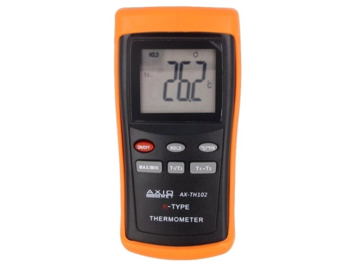Termometru digital LCD -200&divide;1370&deg;C