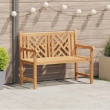 vidaXL Bancă de grădină Maro 228 x 60 x 90 cm Lemn masiv de tec
