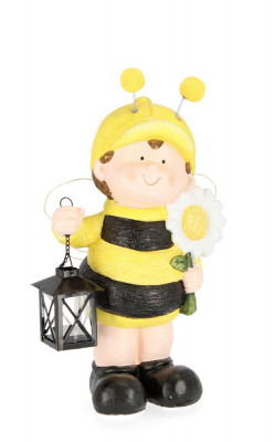 Decoratiune de gradina Apiary Boy, Bizzotto, 23.5 x 39.5 cm, magneziu foto