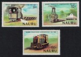 Nauru 1980 - Minele de fosfat, minerit, cai ferate, serie neuzata