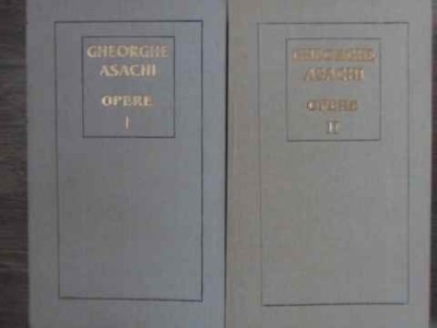 VOL.1-2 SCRIERI IN VERSURI. SCRIERI IN PROZA SI DRAMATICE-GHEORGHE ASACHI-228439 foto