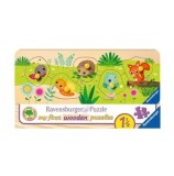 Cumpara ieftin Puzzle Ravensburger lemn - Animalute, 5 piese