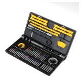 Surubelnita Profesionala Electrica, Flippy, Multifunctionala, Reancarcabila USB, Luminare LED, Kit 71 in 1, Set Complet cu Biti Torx, Phillips, Hex, P