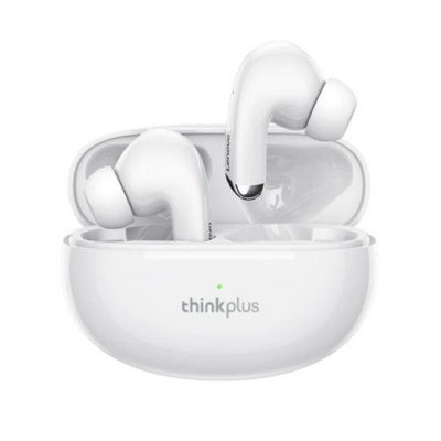 Casti fara Fir True Wireless Stereo, Bluetooth V5.3, Noise Reduction - Lenovo (LP5) - White foto