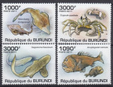 Burundi - Fauna Marina - MNH, Nestampilat