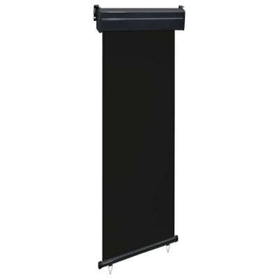 vidaXL Copertină laterală de balcon, negru, 60 x 250 cm 48400 foto