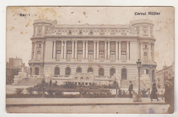 bnk cp Bucuresti - Cercul Militar - uzata - 1928