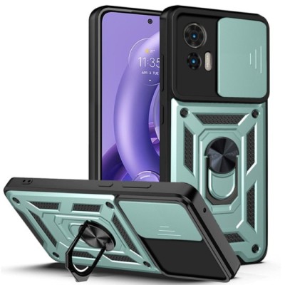 Husa pentru Motorola Edge 30 Neo - Techsuit CamShield Series - Green foto